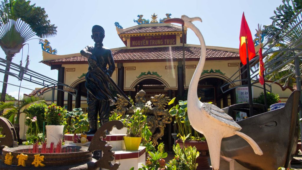 The Nguyen Trung Truc temple near Ganh Dau in the northwest of Phu Quoc