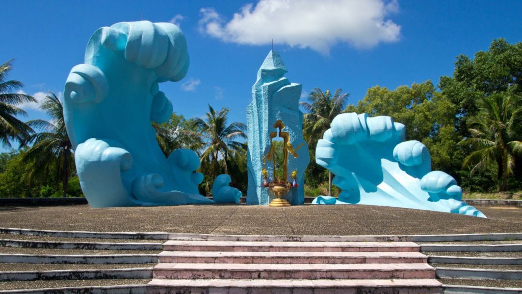 The War Memorial on the way to An Thoi in Phu Quoc's south, Vietnam